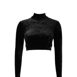Tanz- Crop Top Samt