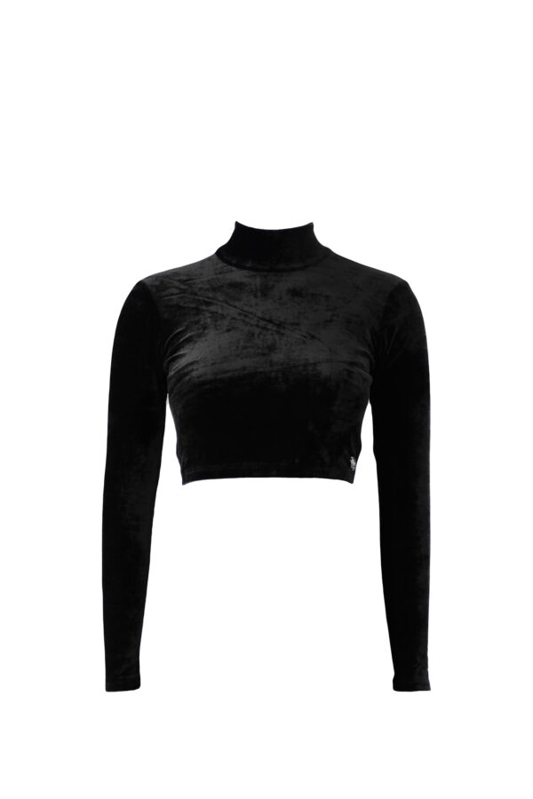 Tanz- Crop Top Samt
