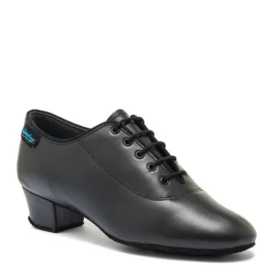 Heather Split- Black Leather