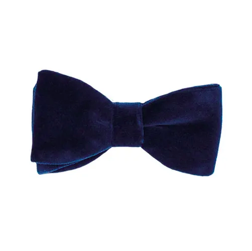 Masche Samt- dunkelblau