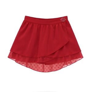 Tanzrock Mädchen mit Dots-Mesh